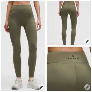 Lululemon x EREWHON Santa Monica HR Leggings 28” Paris Green Size 12 NWT